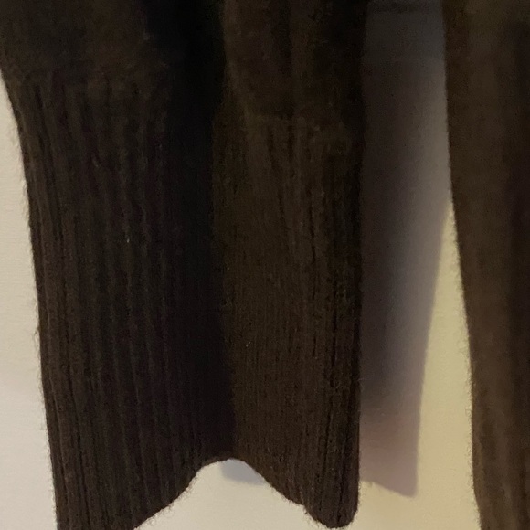 Lauren Ralph Lauren Dark Brown Turtleneck Sweater Cotton Blend Soft Size Large - Picture 5 of 7